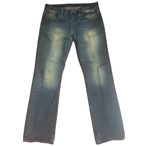 “RARE” Christian Audigier Men's Denim Jeans 34/34 - Picture 6 of 13